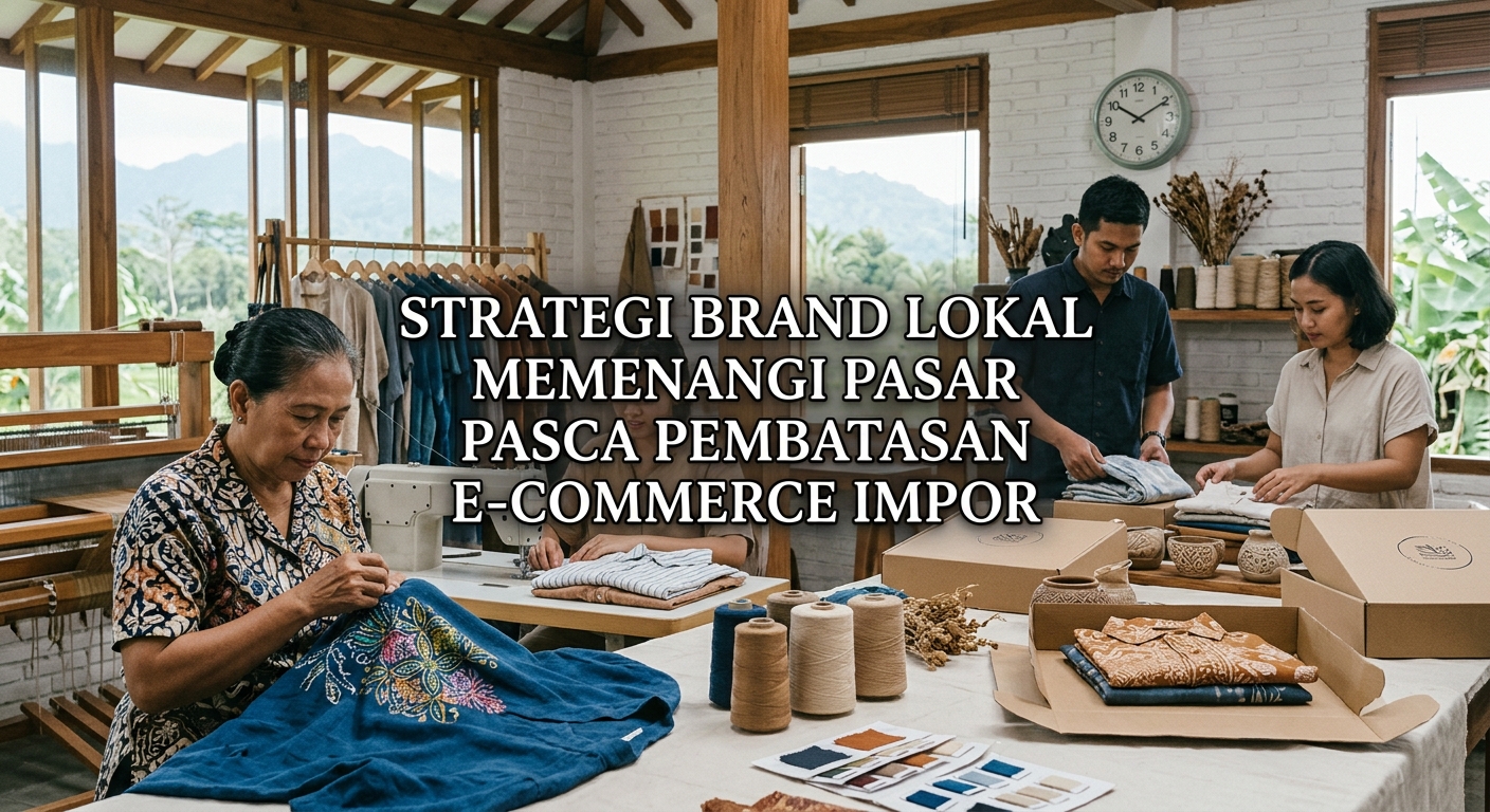 Strategi Brand Lokal Memenangi Pasar Pasca Pembatasan E-Commerce Impor